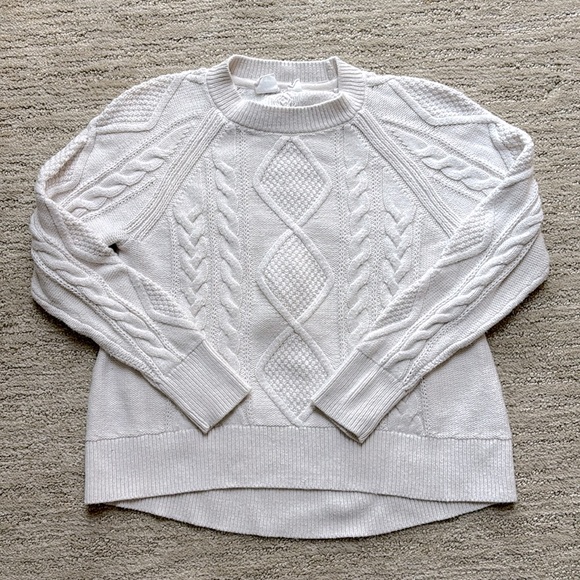 Girls White Gap Sweater youth medium - Picture 1 of 7